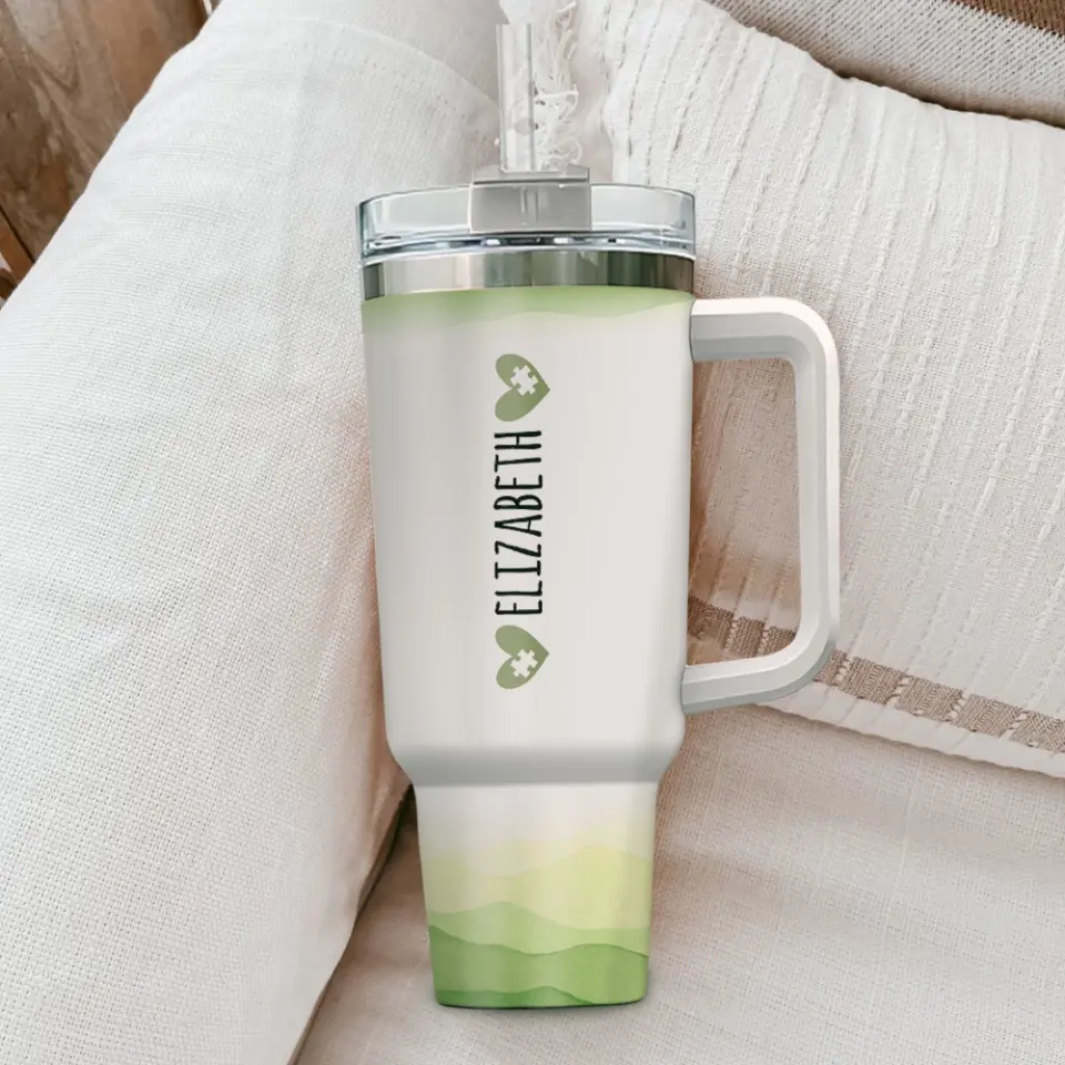 Autism Mama Personalized Tumbler - Image 4