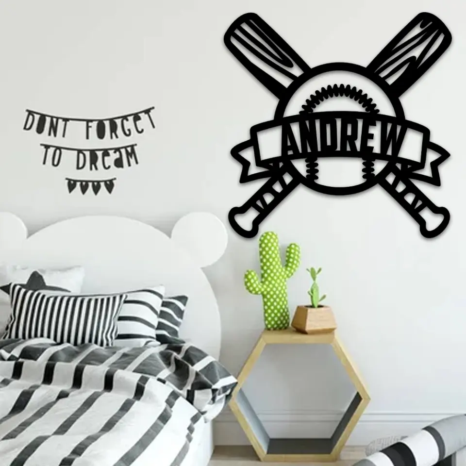 Baseball Personalized Metal Sign Gift For Baseball Lovers - Image 3