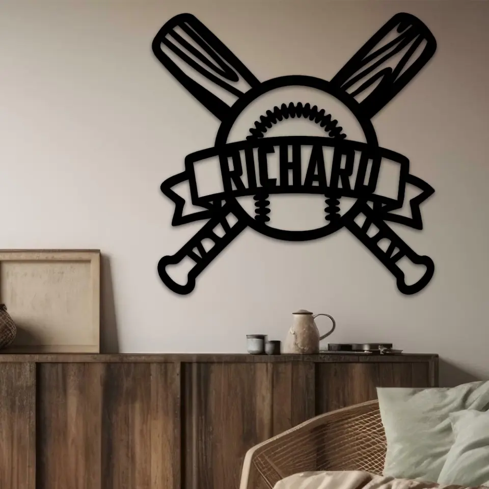 Baseball Personalized Metal Sign Gift For Baseball Lovers - Image 5