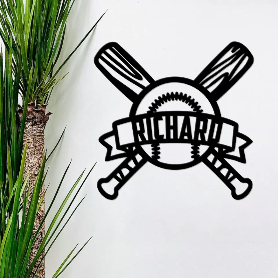 Baseball Personalized Metal Sign Gift For Baseball Lovers - Image 7
