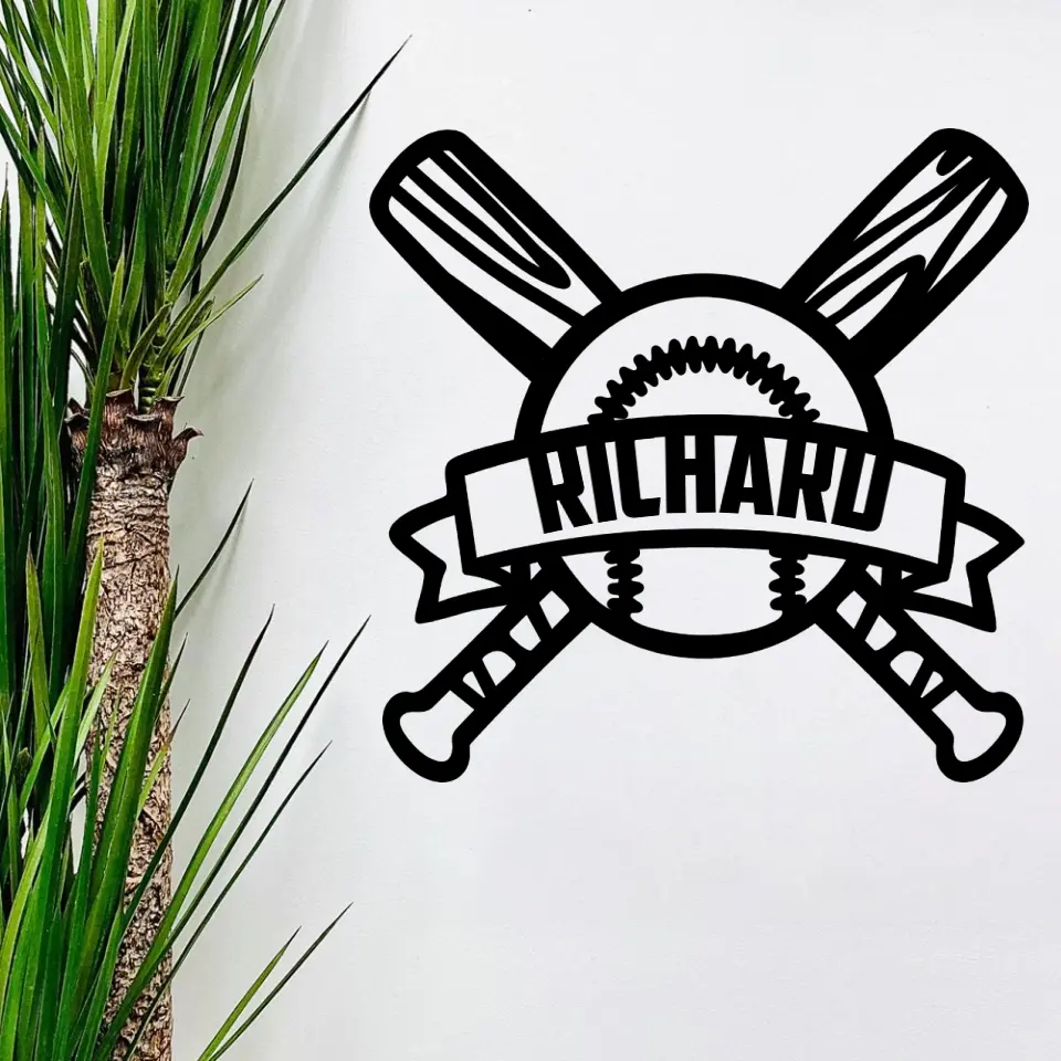 Baseball Personalized Metal Sign Gift For Baseball Lovers - Image 8