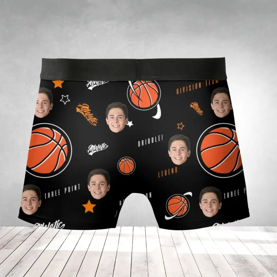 Basketball All-over Print Men's Boxer Briefs, Gift For Basketball Lovers | 312IHPNPMB1290 - Image 3
