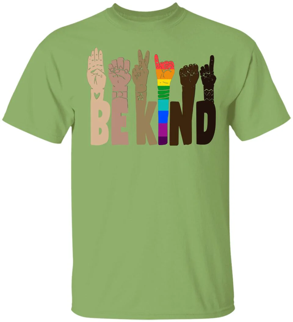 Be Kind Rainbow Sign Language Shirt LGBT Pride Gifts - Image 18