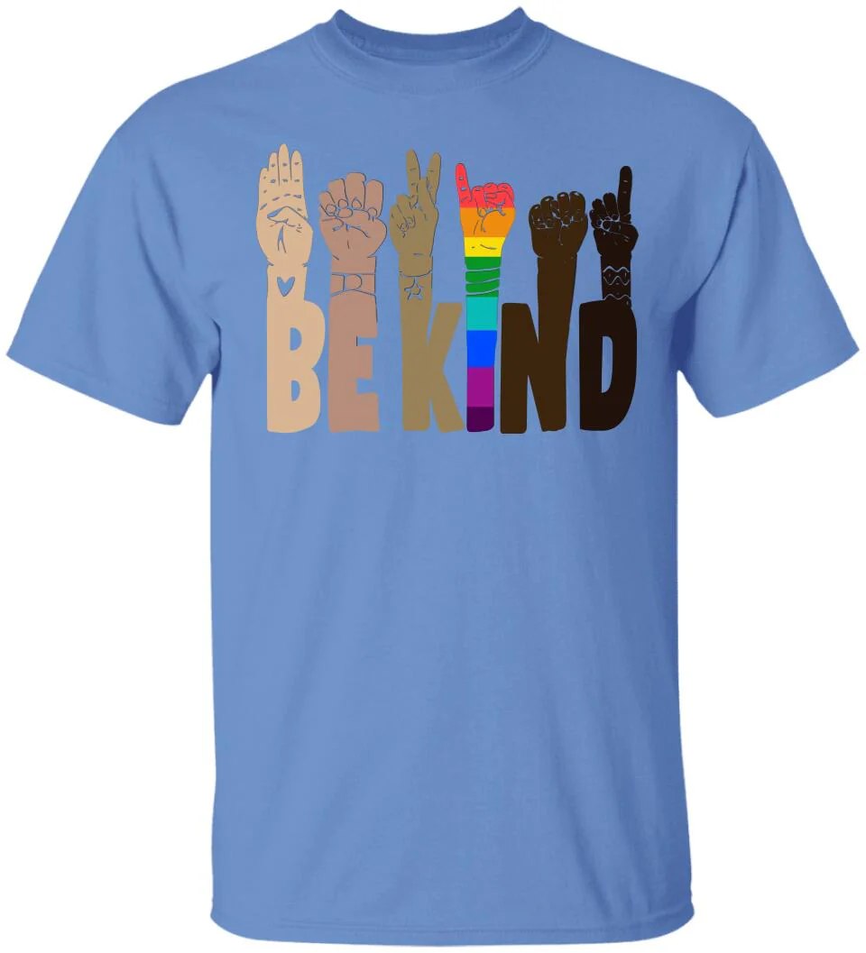 Be Kind Rainbow Sign Language Shirt LGBT Pride Gifts - Image 5