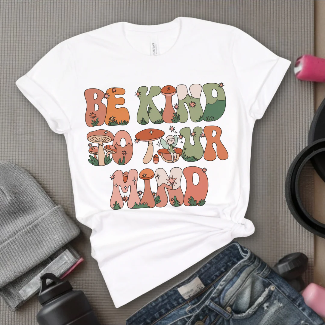 Be Kind to Your Mind - Mental Health Shirt - Positive Sayings Tee - Self Love Shirt - Inspirational Tshirt - Bella Canvas 3001 - Image 5