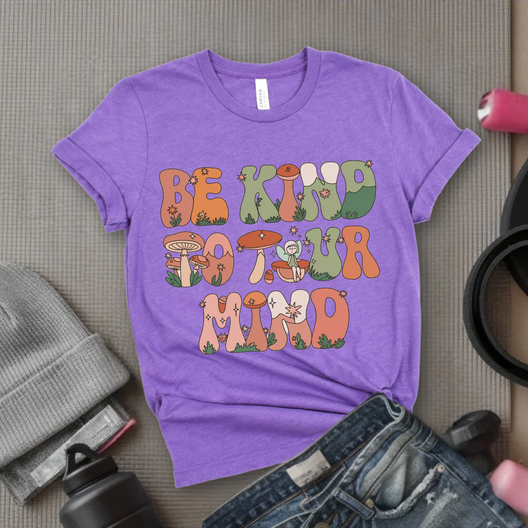 Be Kind to Your Mind - Mental Health Shirt - Positive Sayings Tee - Self Love Shirt - Inspirational Tshirt - Bella Canvas 3001 - Image 8