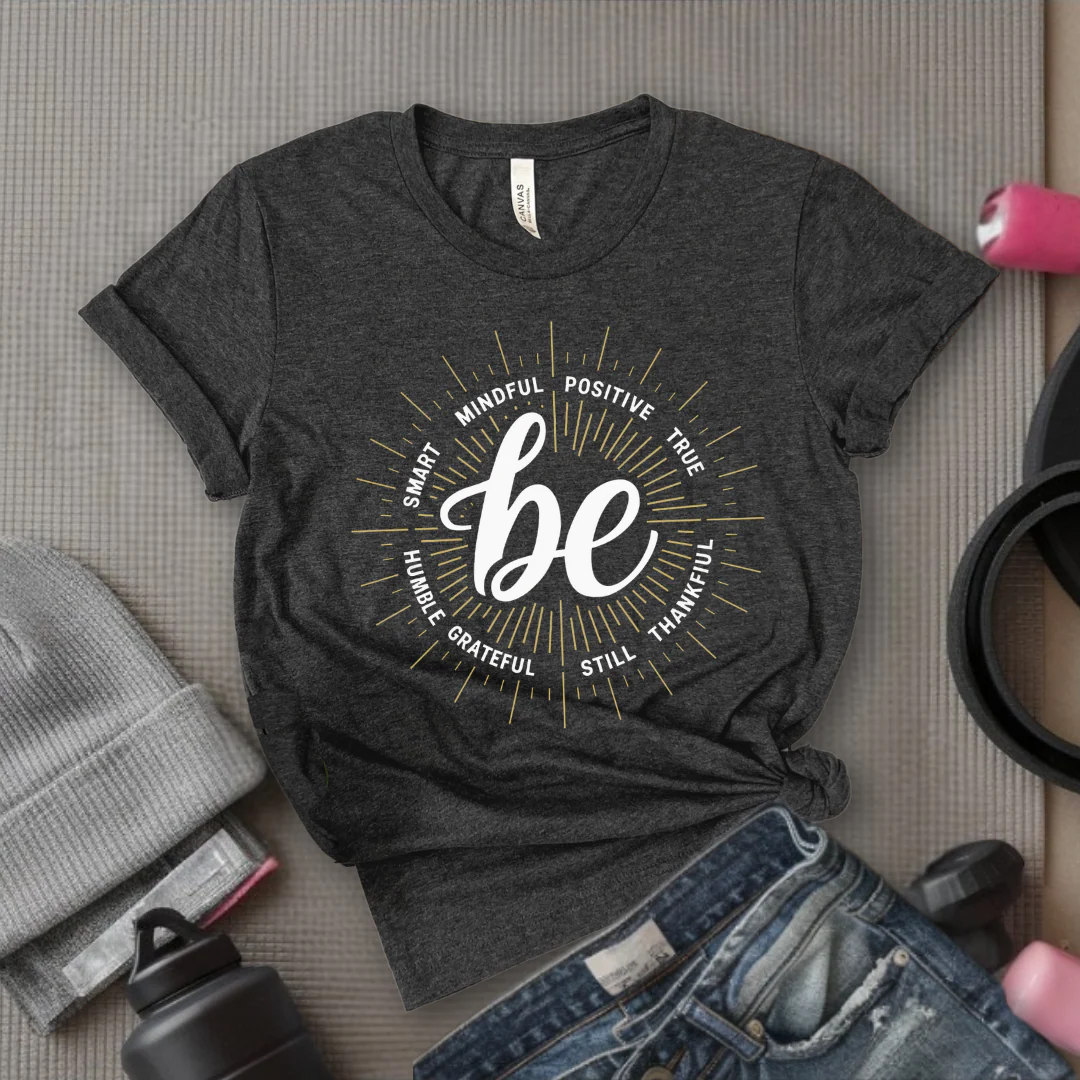 Be Smart Humble Postive Words - Feminist T-Shirt - Women Empowerment Tee - Unisex Shirt - Bella Canvas 3001 - Image 2
