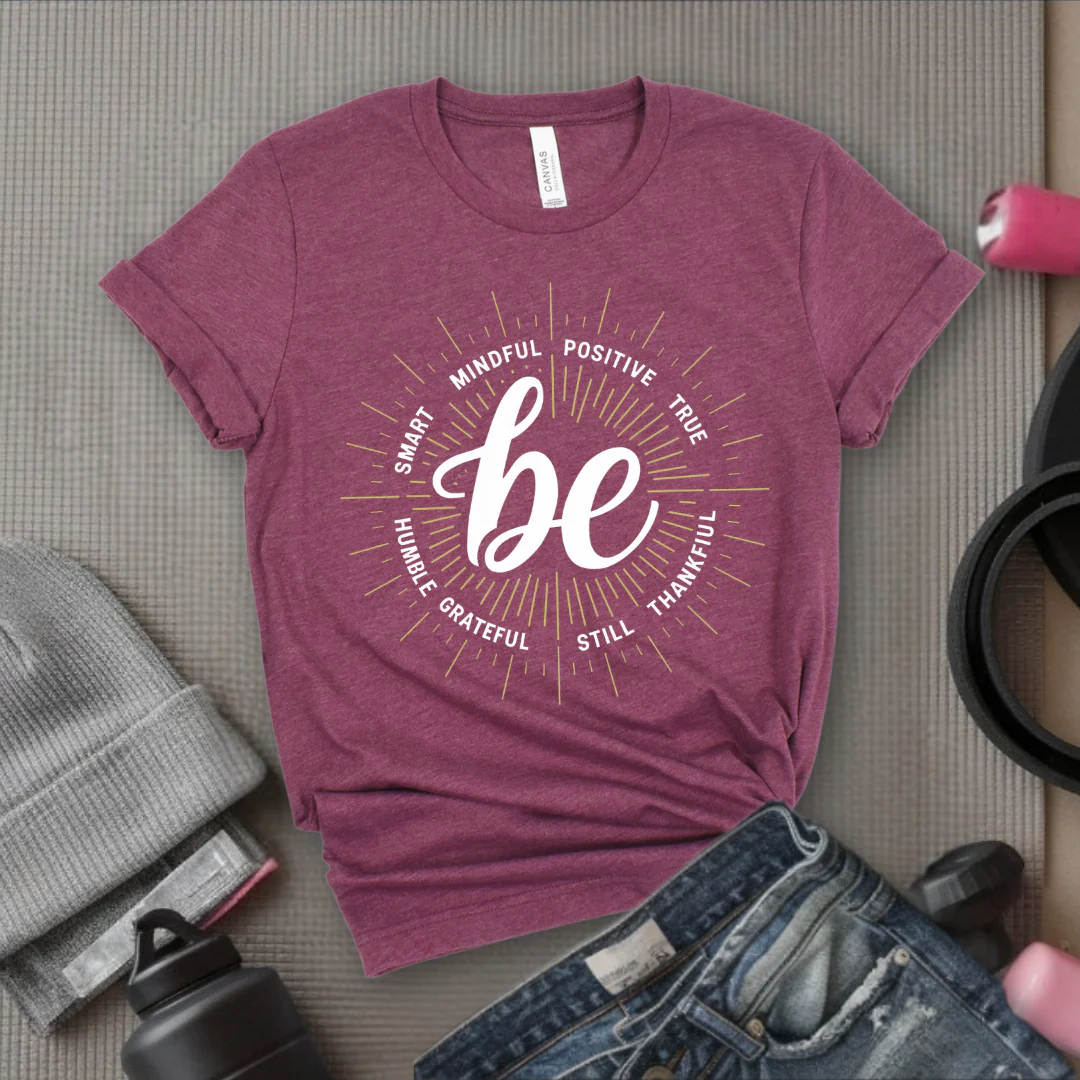 Be Smart Humble Postive Words - Feminist T-Shirt - Women Empowerment Tee - Unisex Shirt - Bella Canvas 3001 - Image 4