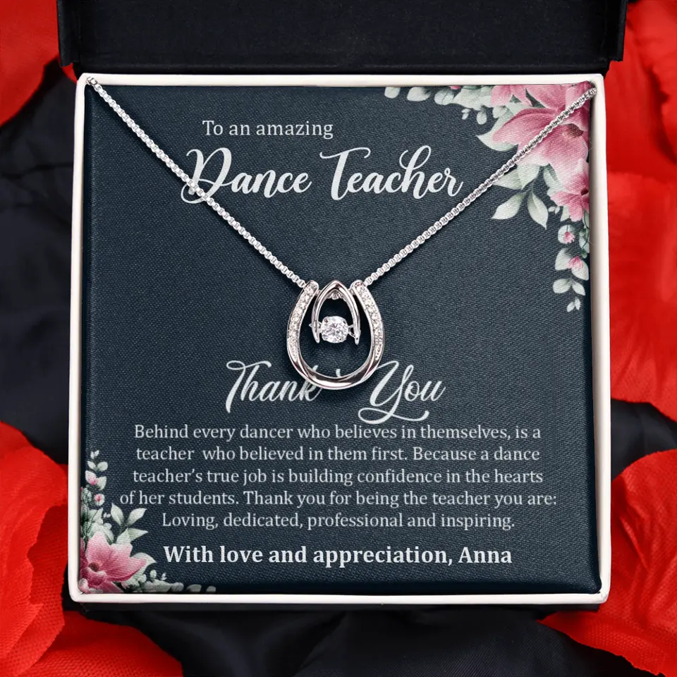 Behind Every Dancer Who Believes In Themselves Personalized Necklace - Image 13