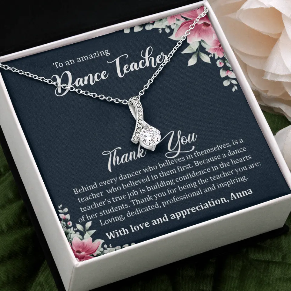 Behind Every Dancer Who Believes In Themselves Personalized Necklace - Image 27