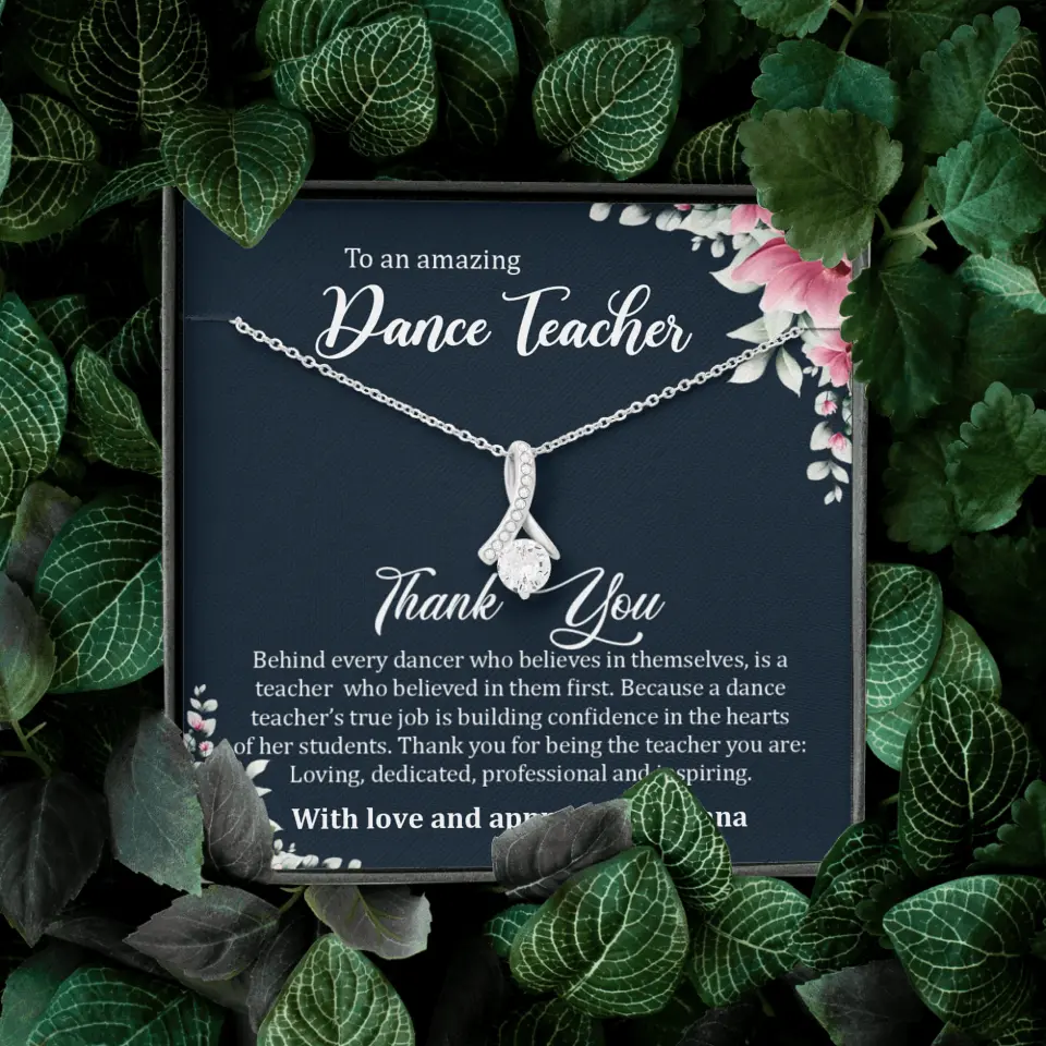 Behind Every Dancer Who Believes In Themselves Personalized Necklace - Image 28