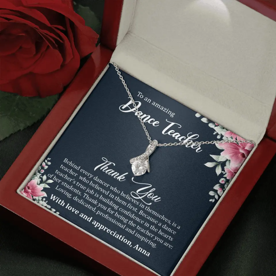 Behind Every Dancer Who Believes In Themselves Personalized Necklace - Image 34