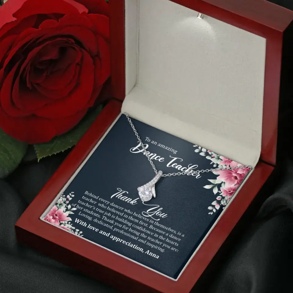Behind Every Dancer Who Believes In Themselves Personalized Necklace - Image 35