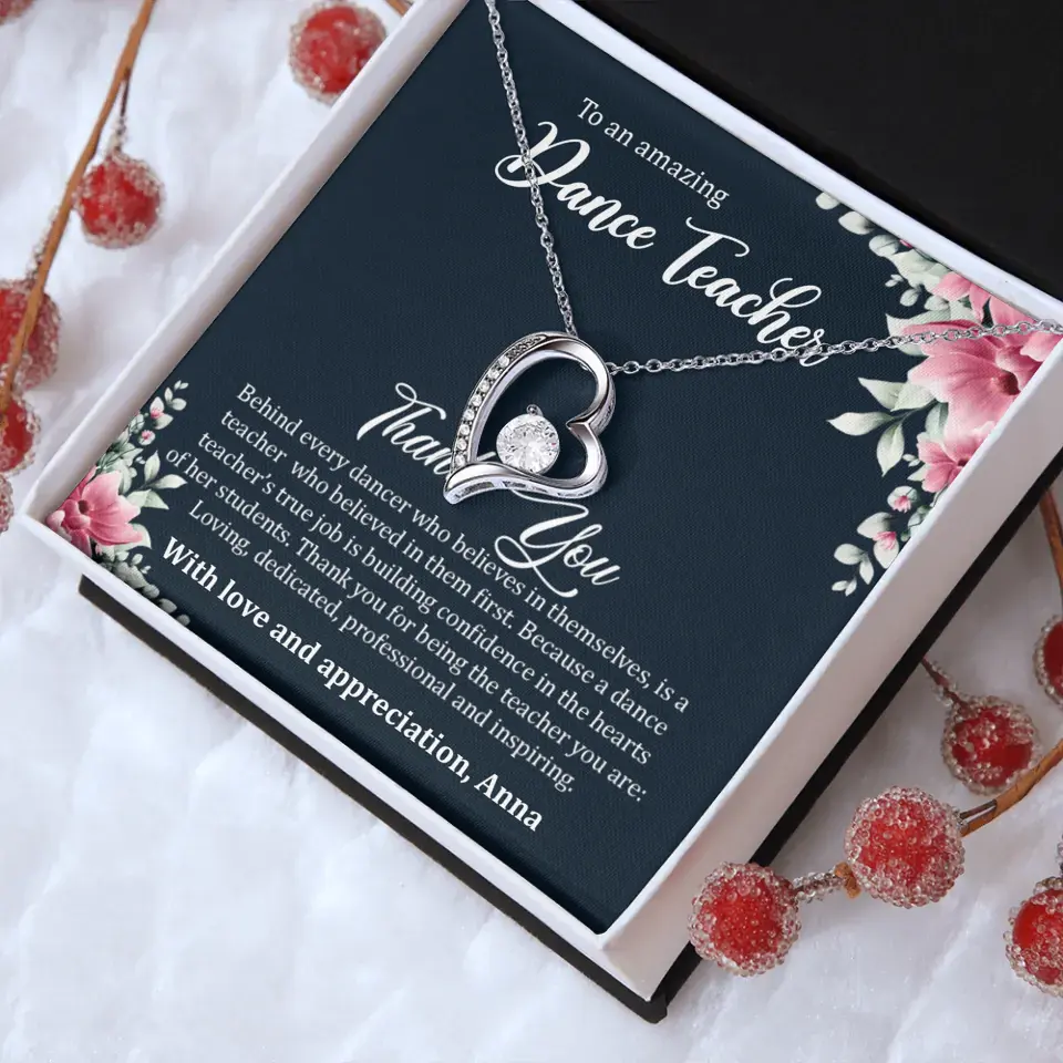 Behind Every Dancer Who Believes In Themselves Personalized Necklace - Image 44