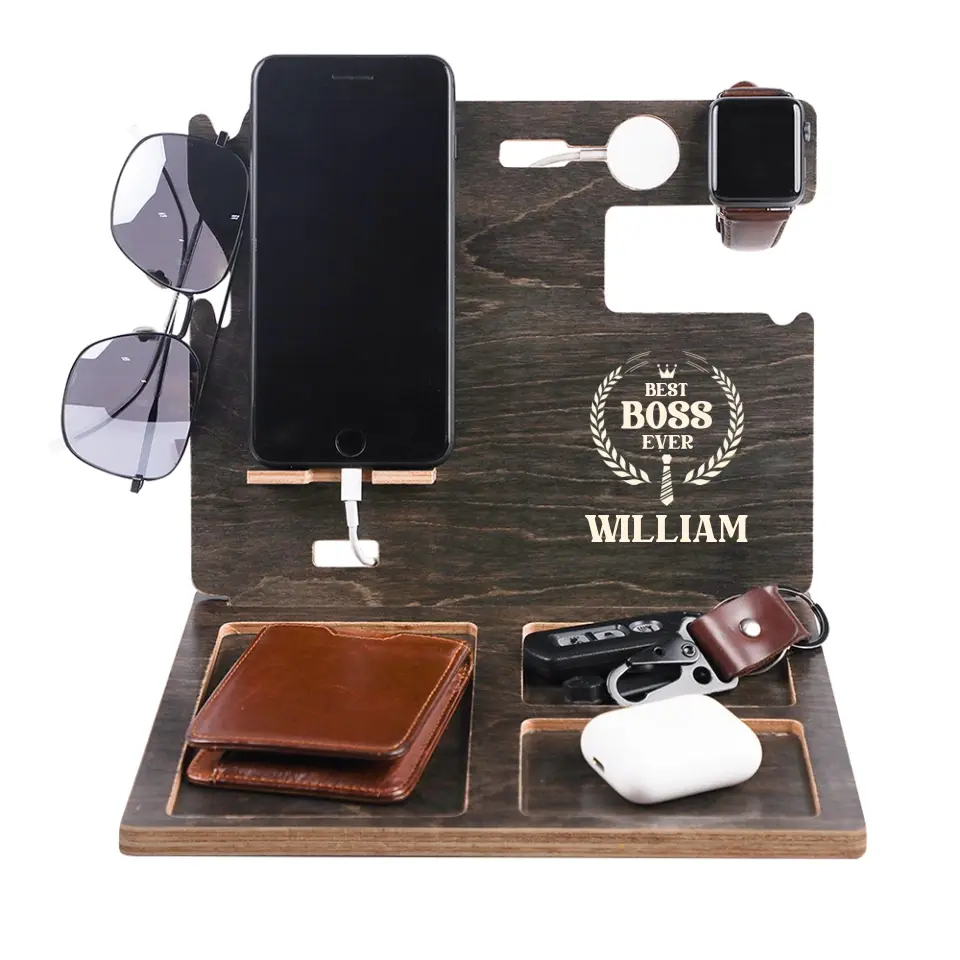 Best Boss Ever New Style Personalized Dock Station Gift For Boss - Image 2