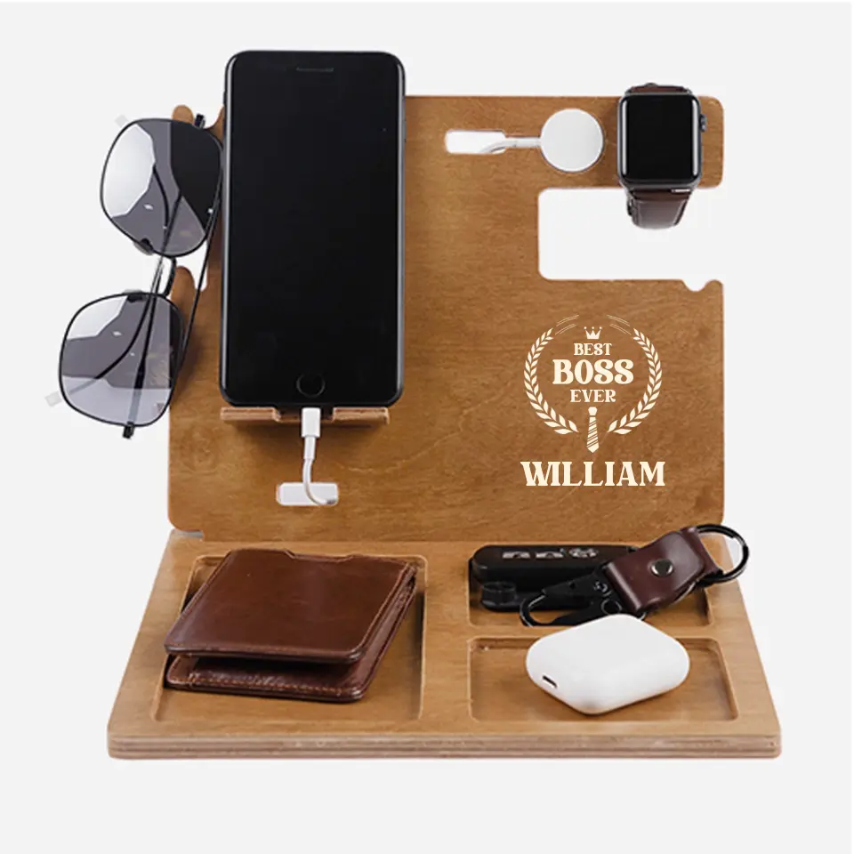 Best Boss Ever New Style Personalized Dock Station Gift For Boss - Image 3