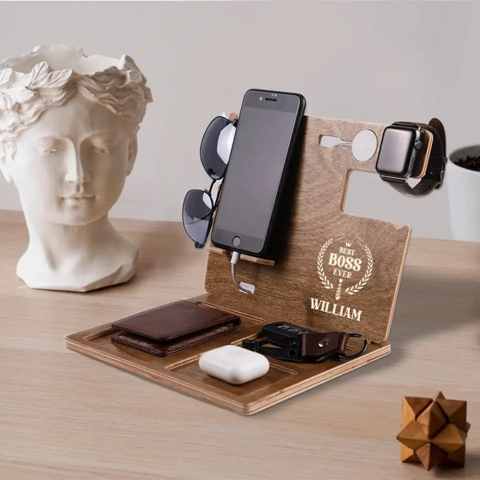 Best Boss Ever New Style Personalized Dock Station Gift For Boss - Image 6