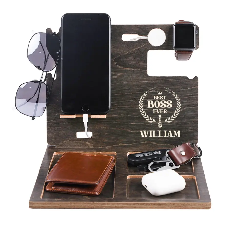 Best Boss Ever New Style Personalized Dock Station Gift For Boss - Image 9