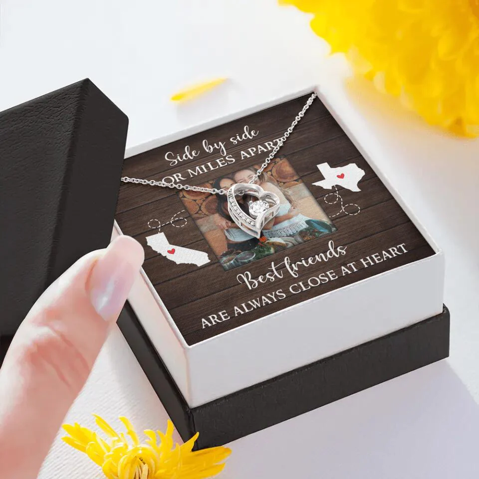 Best Friends Are Always Close At Heart Personalized Necklace - Image 10