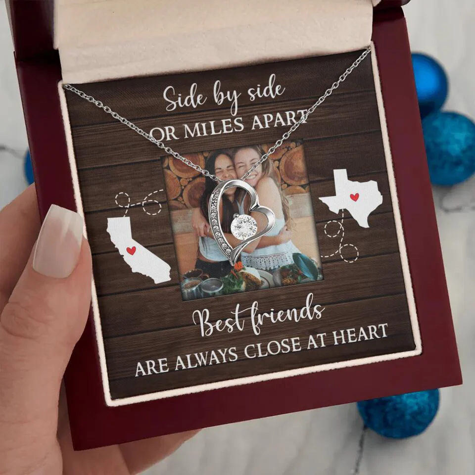 Best Friends Are Always Close At Heart Personalized Necklace - Image 13