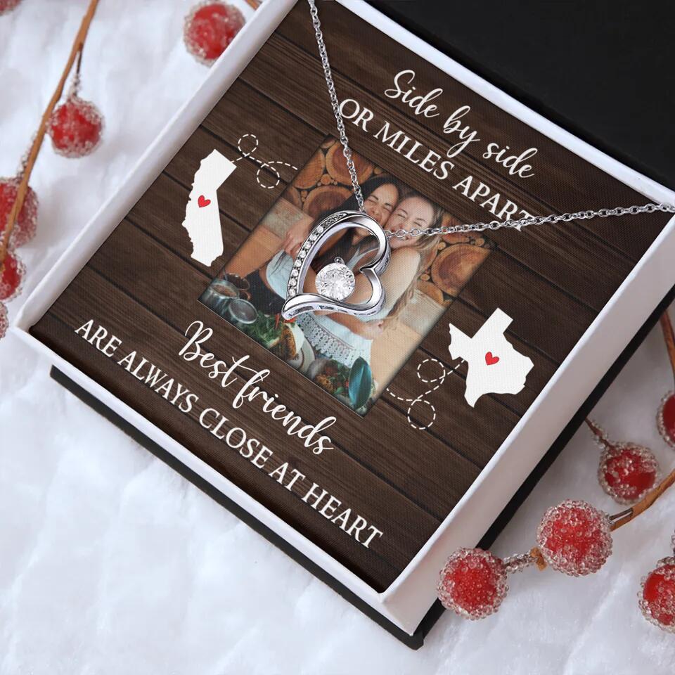 Best Friends Are Always Close At Heart Personalized Necklace - Image 5