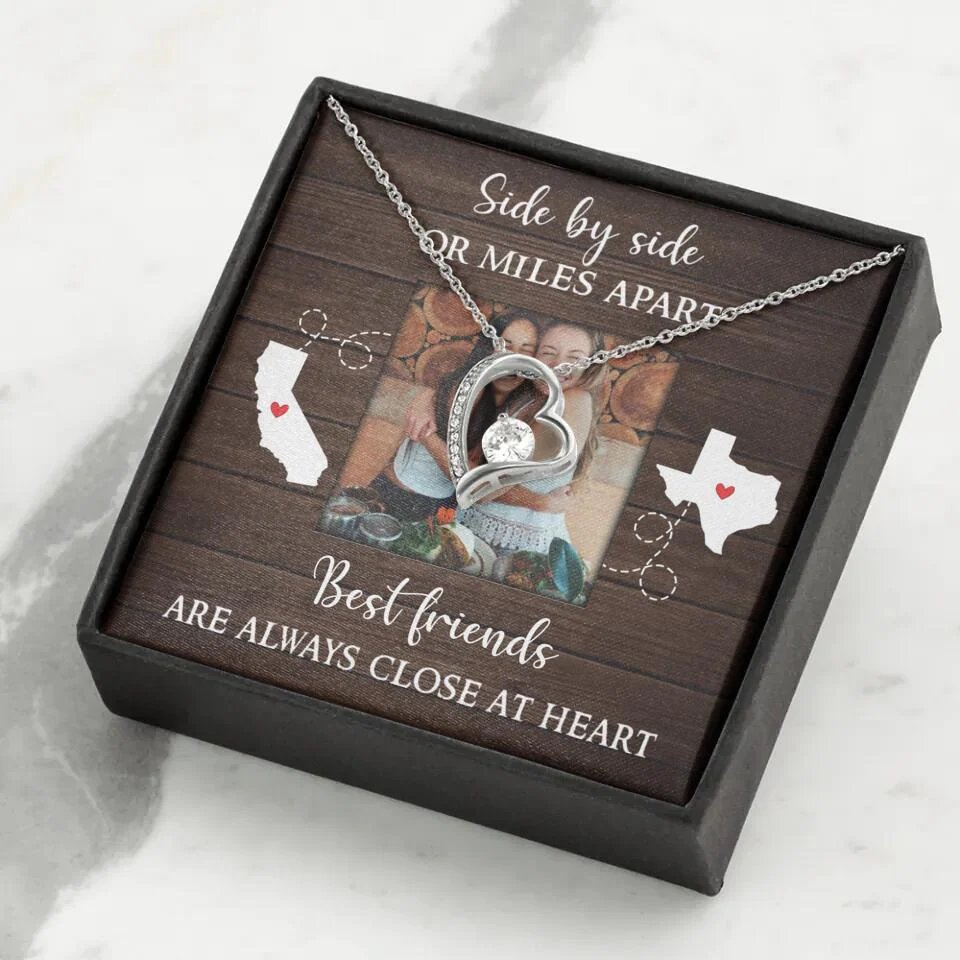 Best Friends Are Always Close At Heart Personalized Necklace - Image 7