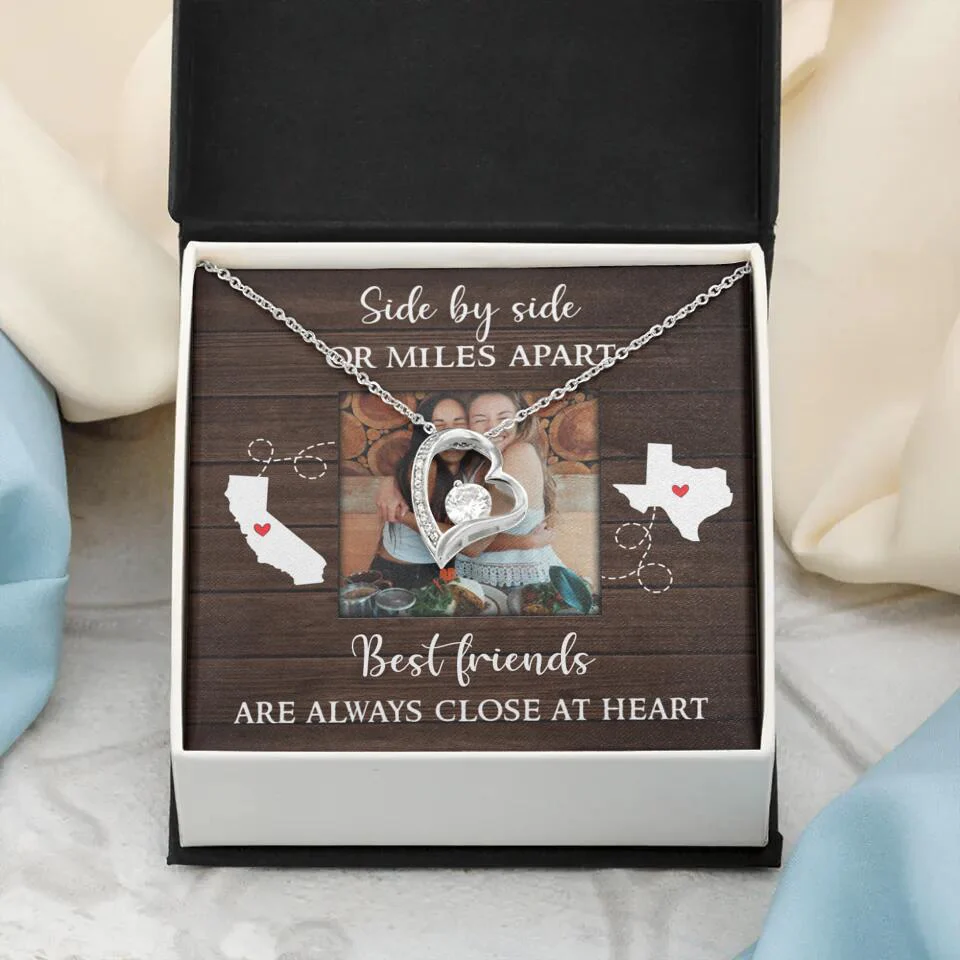 Best Friends Are Always Close At Heart Personalized Necklace - Image 8