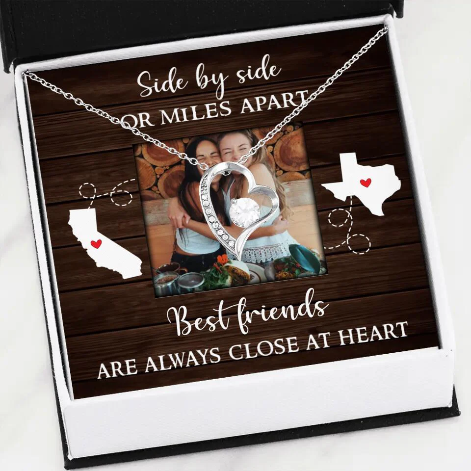 Best Friends Are Always Close At Heart Personalized Necklace - Image 9