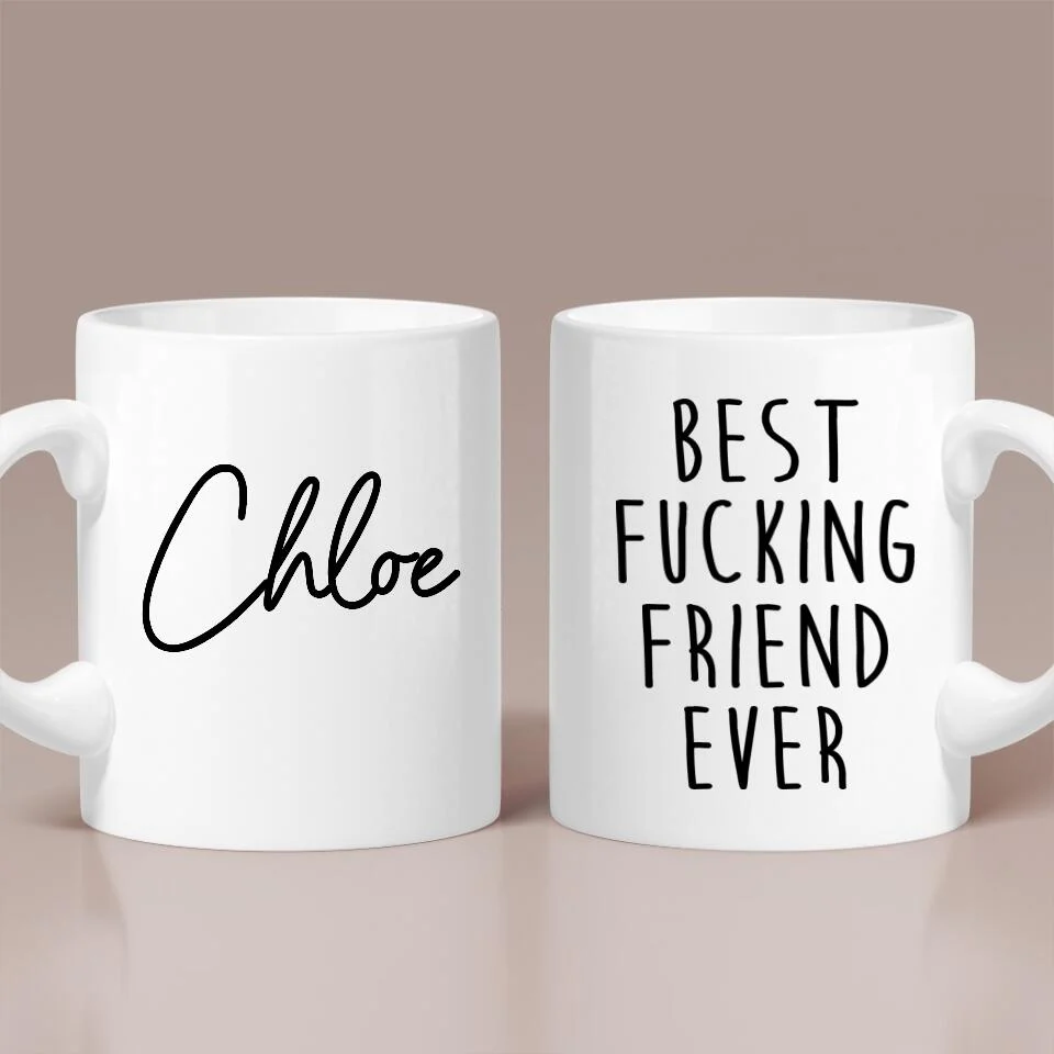 Best F*cking Friend Ever Personalized Mug - Image 4