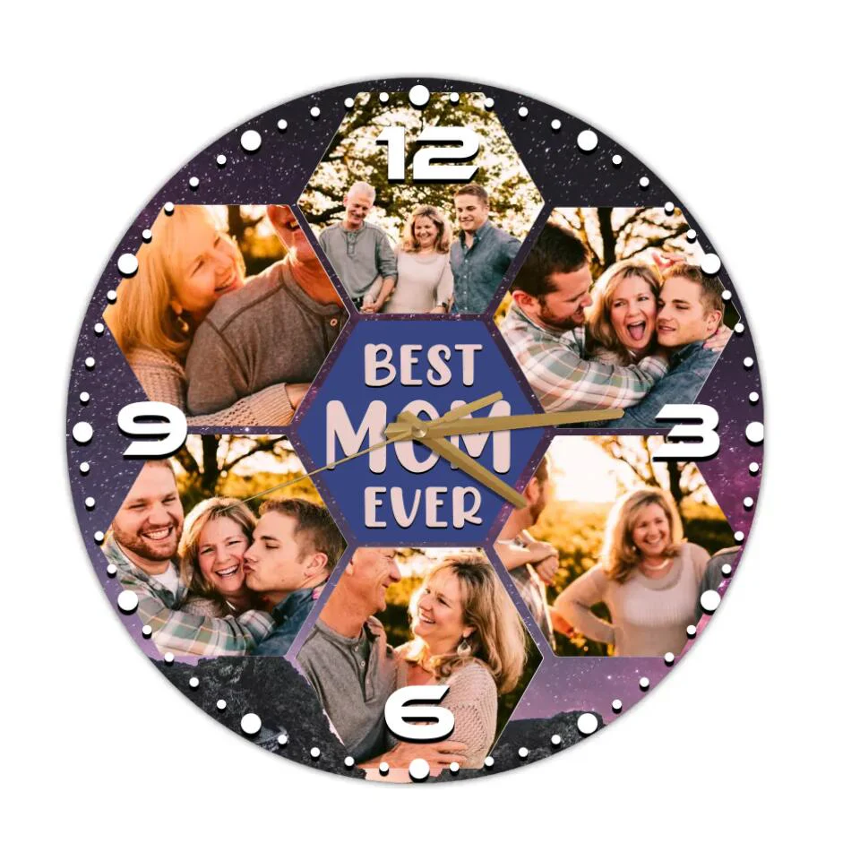 Best Mom Ever Best Dad Ever Custom Wall Clock Anniversary Gift For Parents - Image 3
