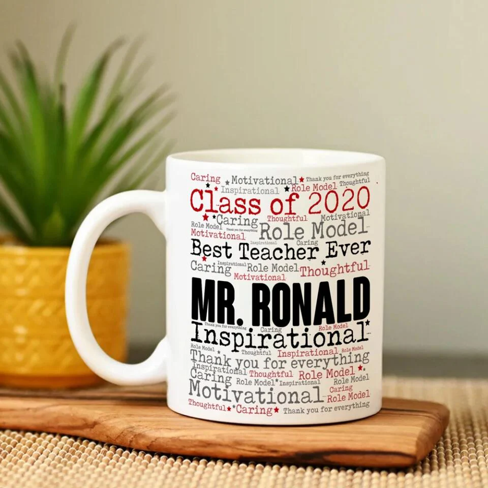 Best Teacher Ever Thank You For Everything Cup, Personalized Mug, Appreciation Gift For Teachers - Image 6
