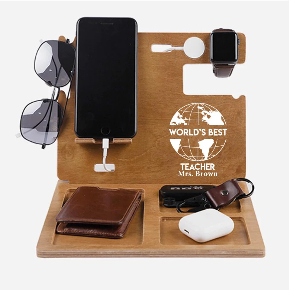 World's Best Teacher/Professor Personalized Dock Station - Image 4