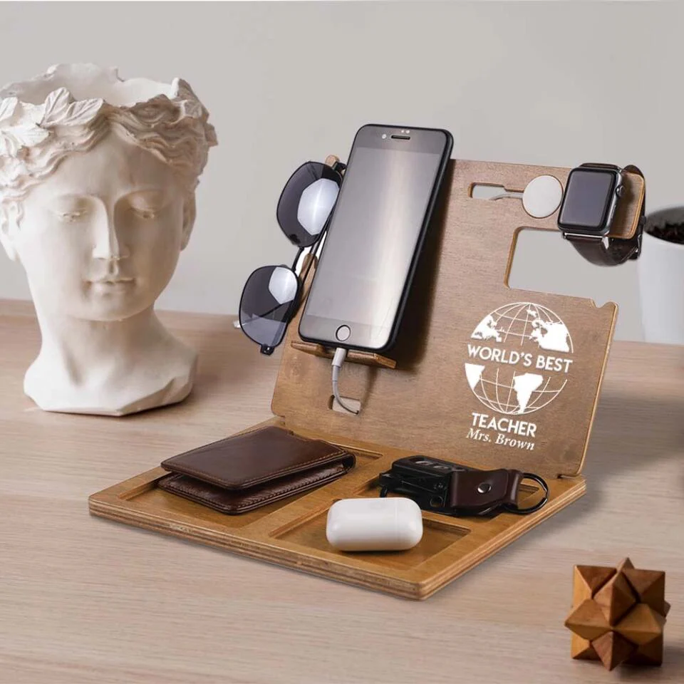 World's Best Teacher/Professor Personalized Dock Station - Image 5