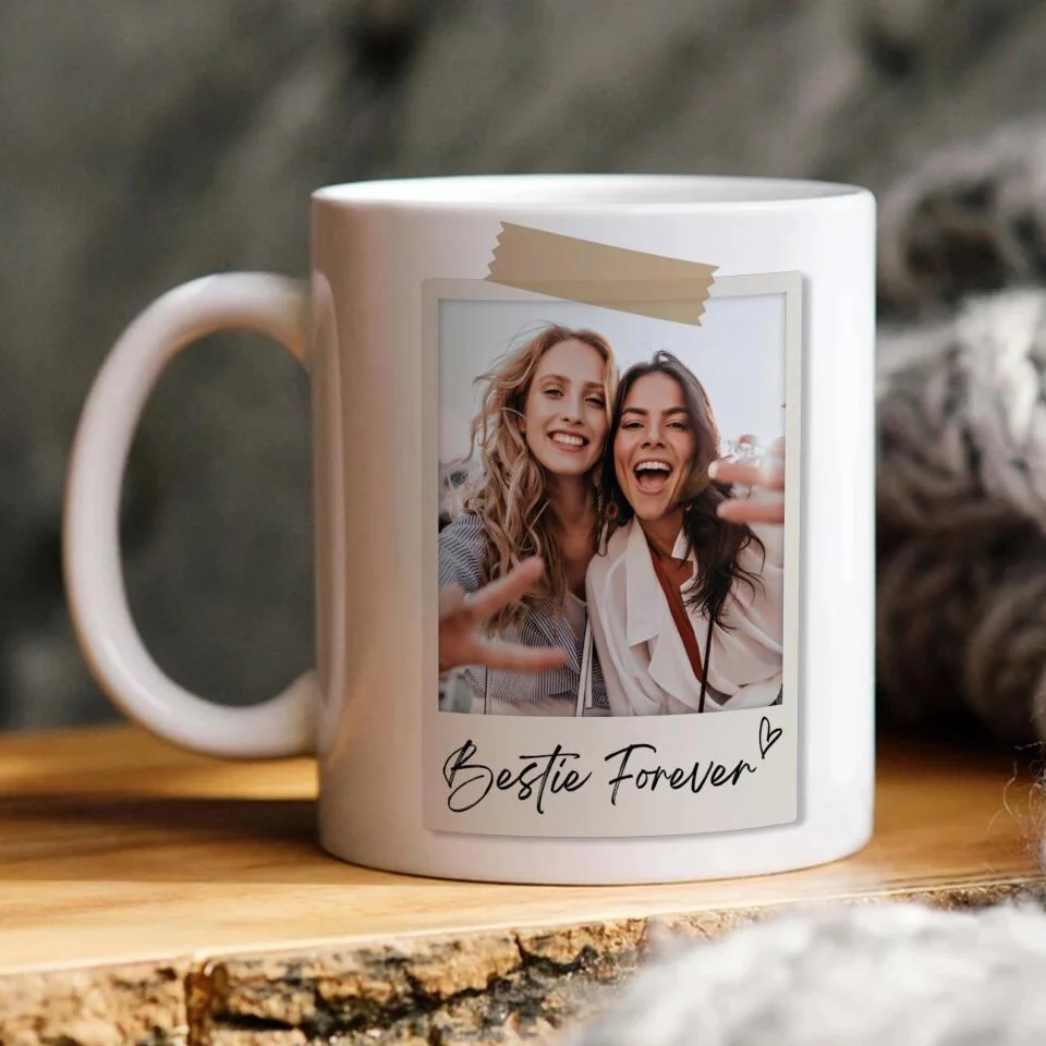 Bestie Forever Keeping Memory Personalized Mug - Image 6
