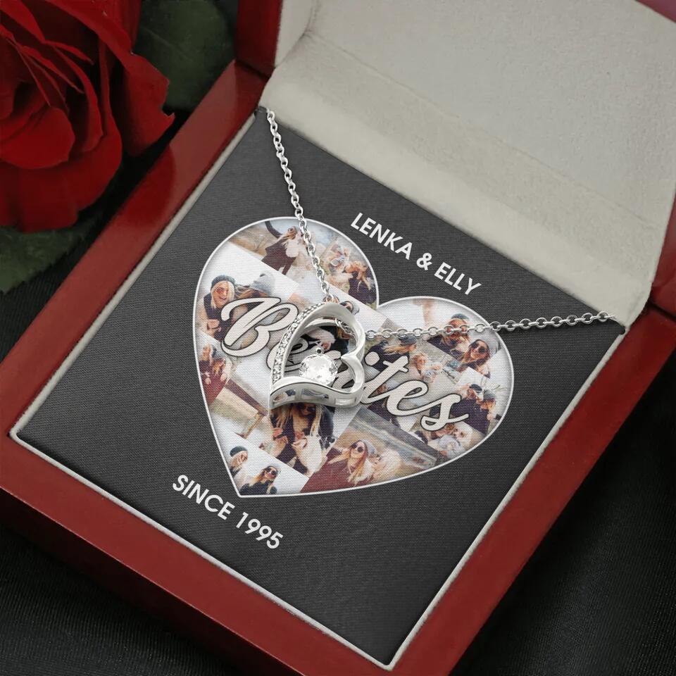 Besties Picture Collage Custom Necklace Friendship Anniversary Gift - Image 21