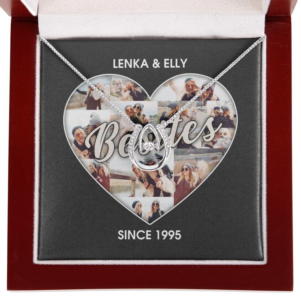 Besties Picture Collage Custom Necklace Friendship Anniversary Gift - Image 50