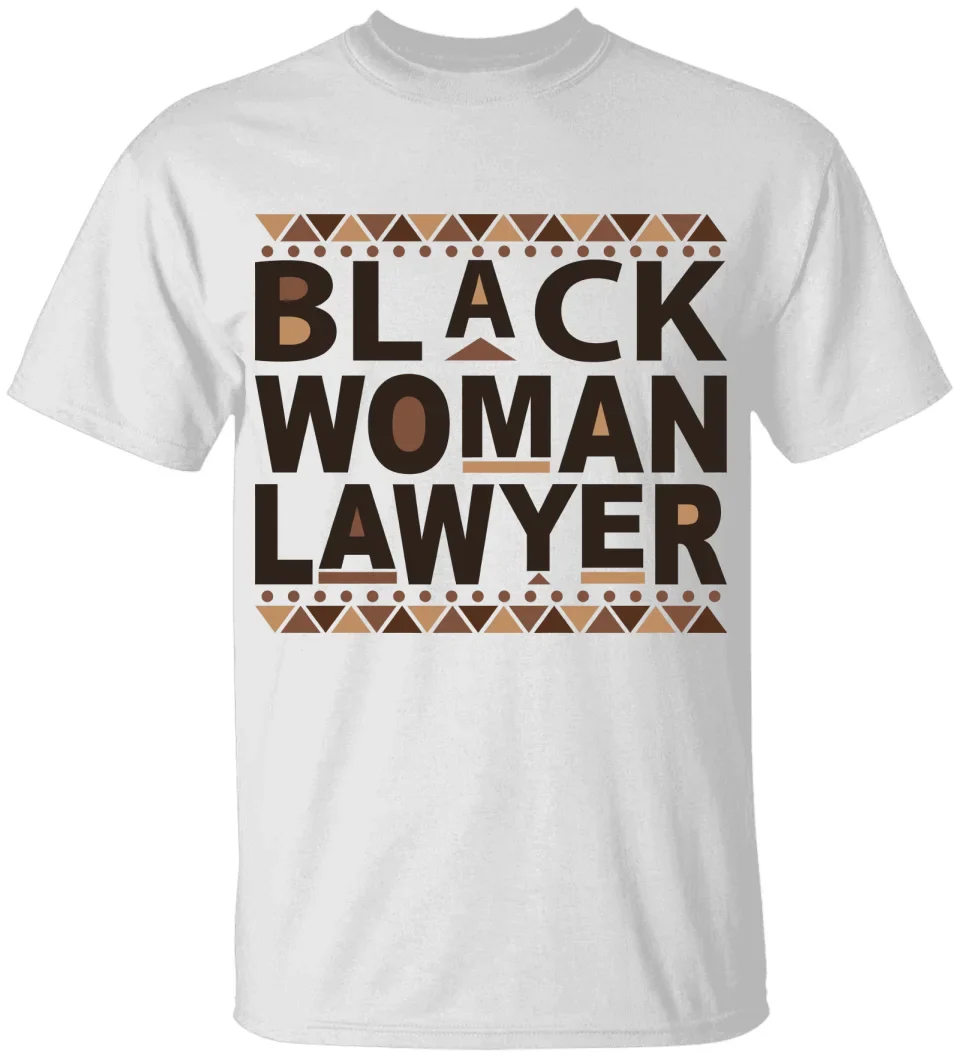 Black Woman Lawyer - Standard T-shirt - Gift For Lawyer - Image 2