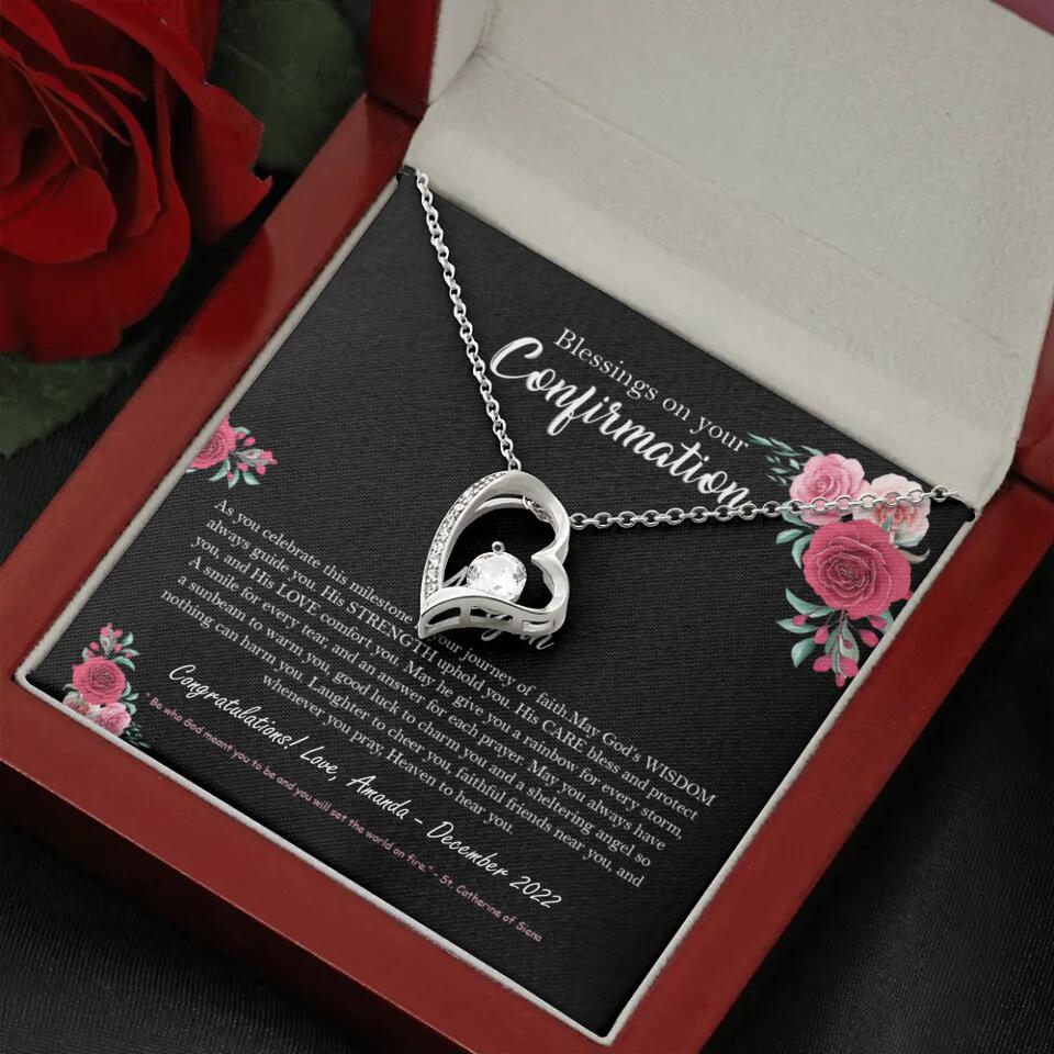 Blessings On Your Confirmation - Personalized Necklace - Gift For Daughter On Anniversaries - Image 26
