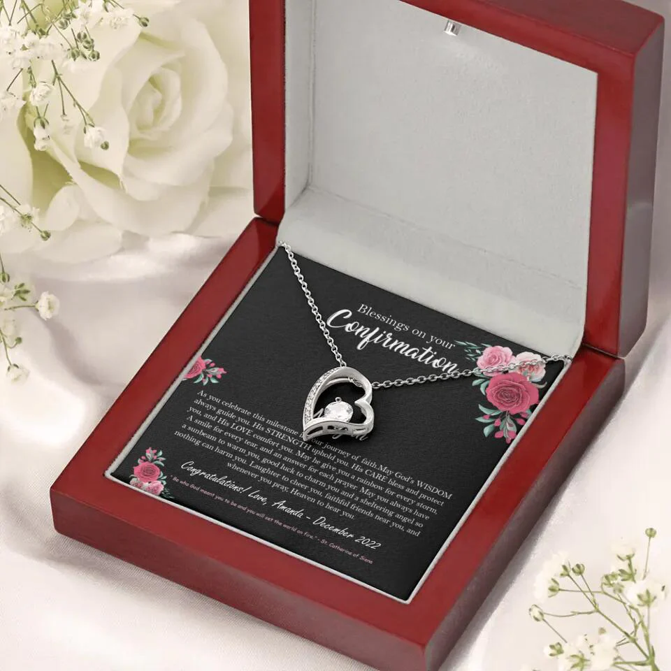 Blessings On Your Confirmation - Personalized Necklace - Gift For Daughter On Anniversaries - Image 27