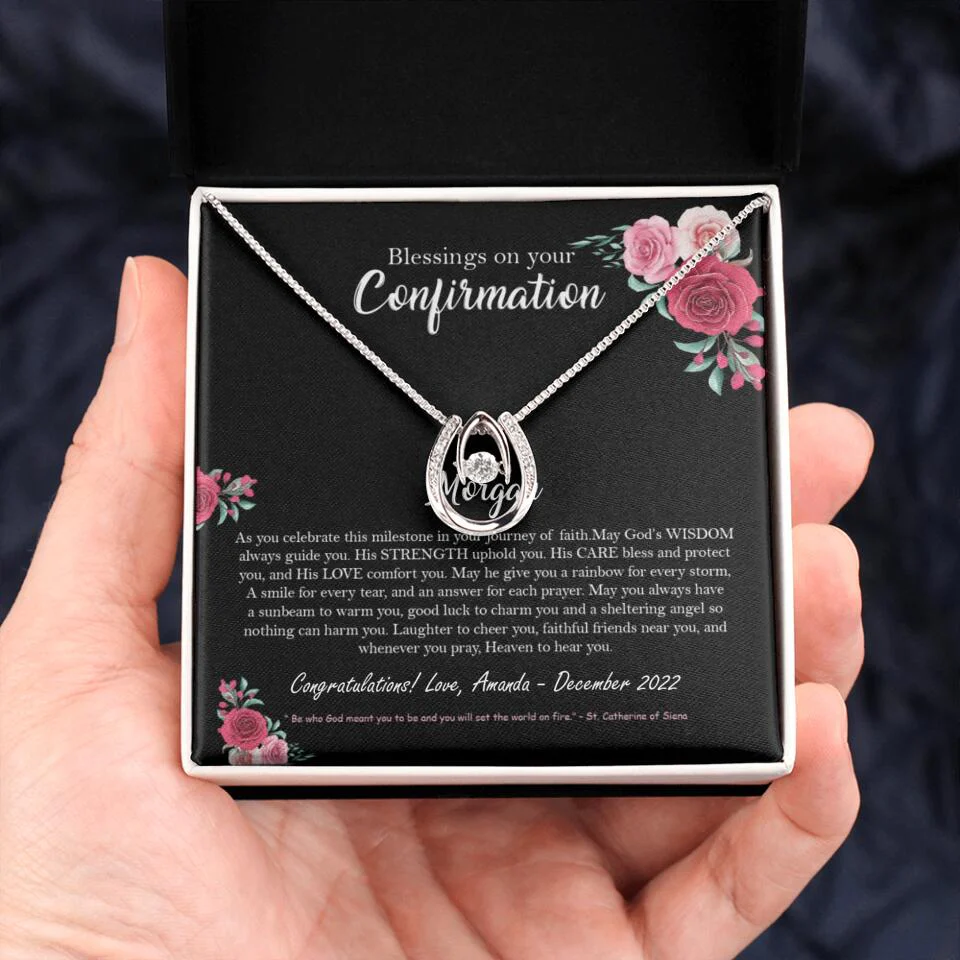 Blessings On Your Confirmation - Personalized Necklace - Gift For Daughter On Anniversaries - Image 31