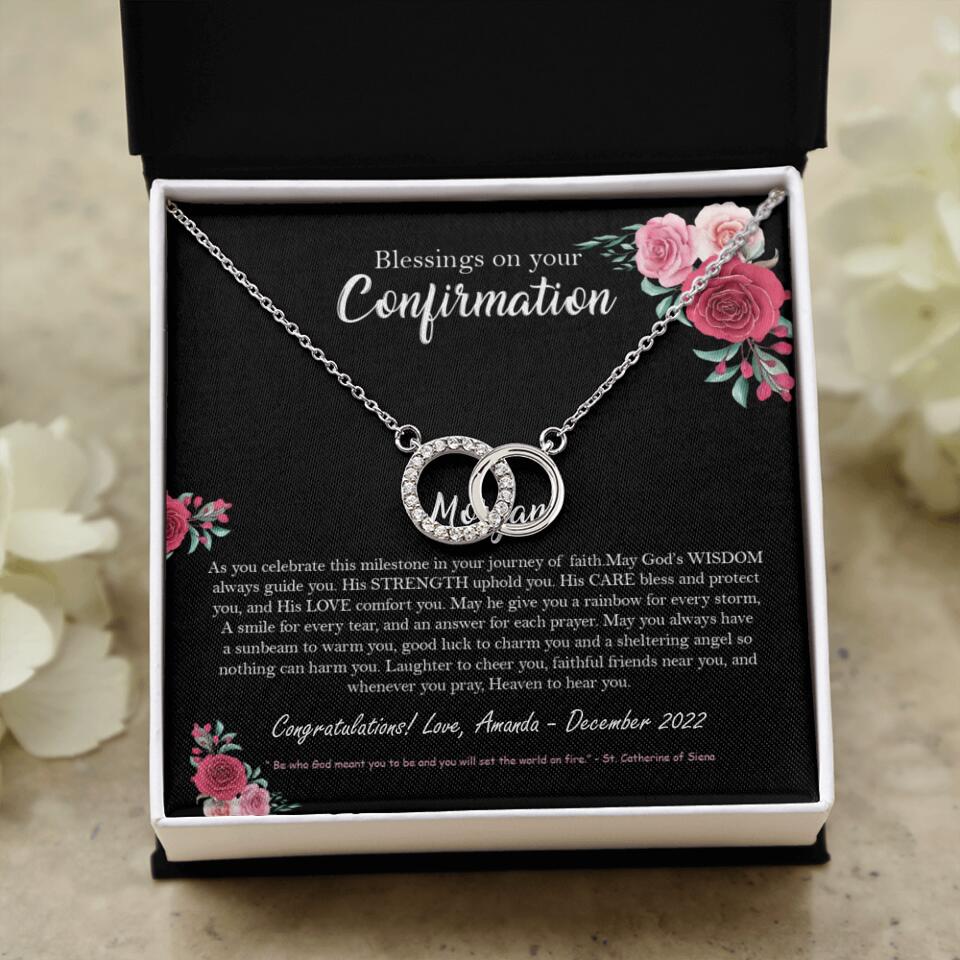 Blessings On Your Confirmation - Personalized Necklace - Gift For Daughter On Anniversaries - Image 47