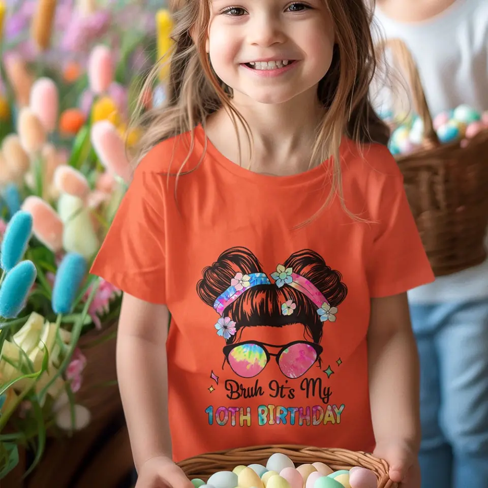 Bruh It's My 10th Birthday - Standard Youth T-shirt - Image 8