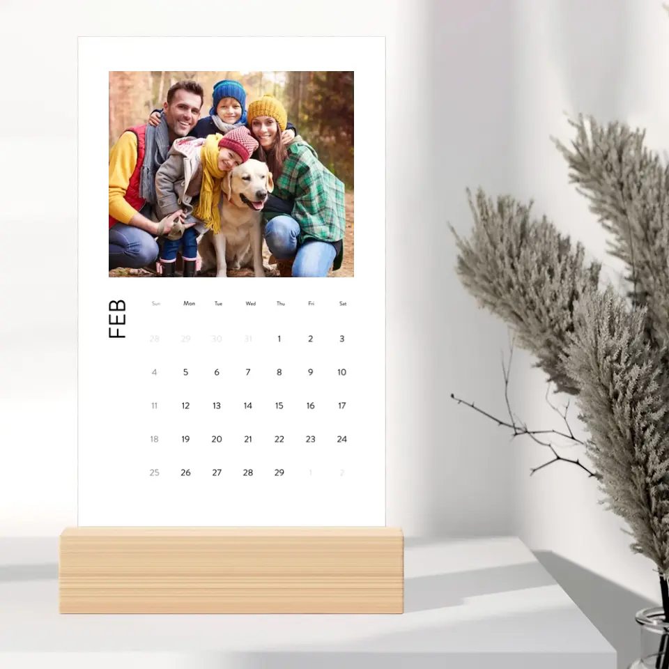 Capture The Year Personalized Photo 2025 New Year Calendar - Image 3