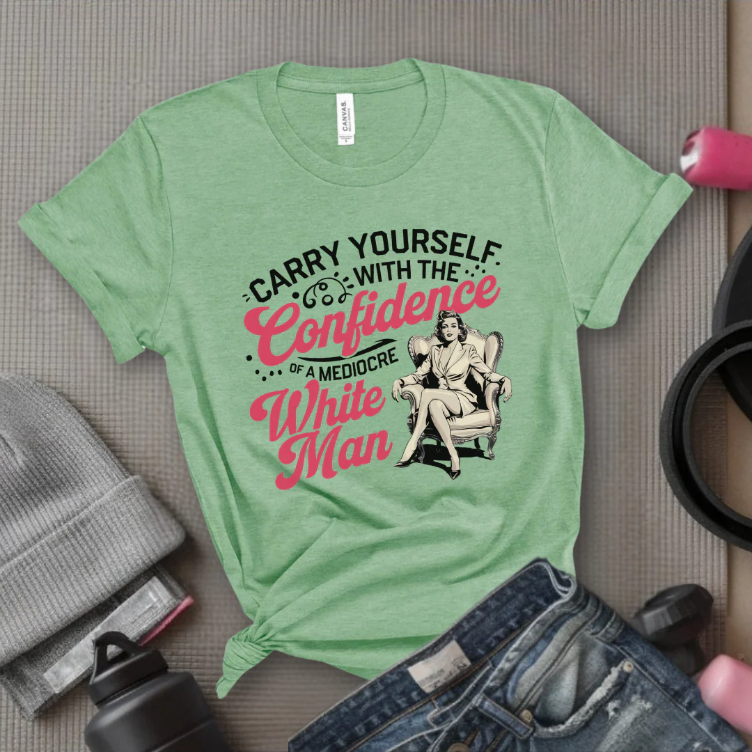 Carry Yourself With The Confidence - Women Empowerment T-Shirts - Unisex Jersey Short Sleeve Shirt - Gift for Feminists - Bella Canvas 3001 - Image 11