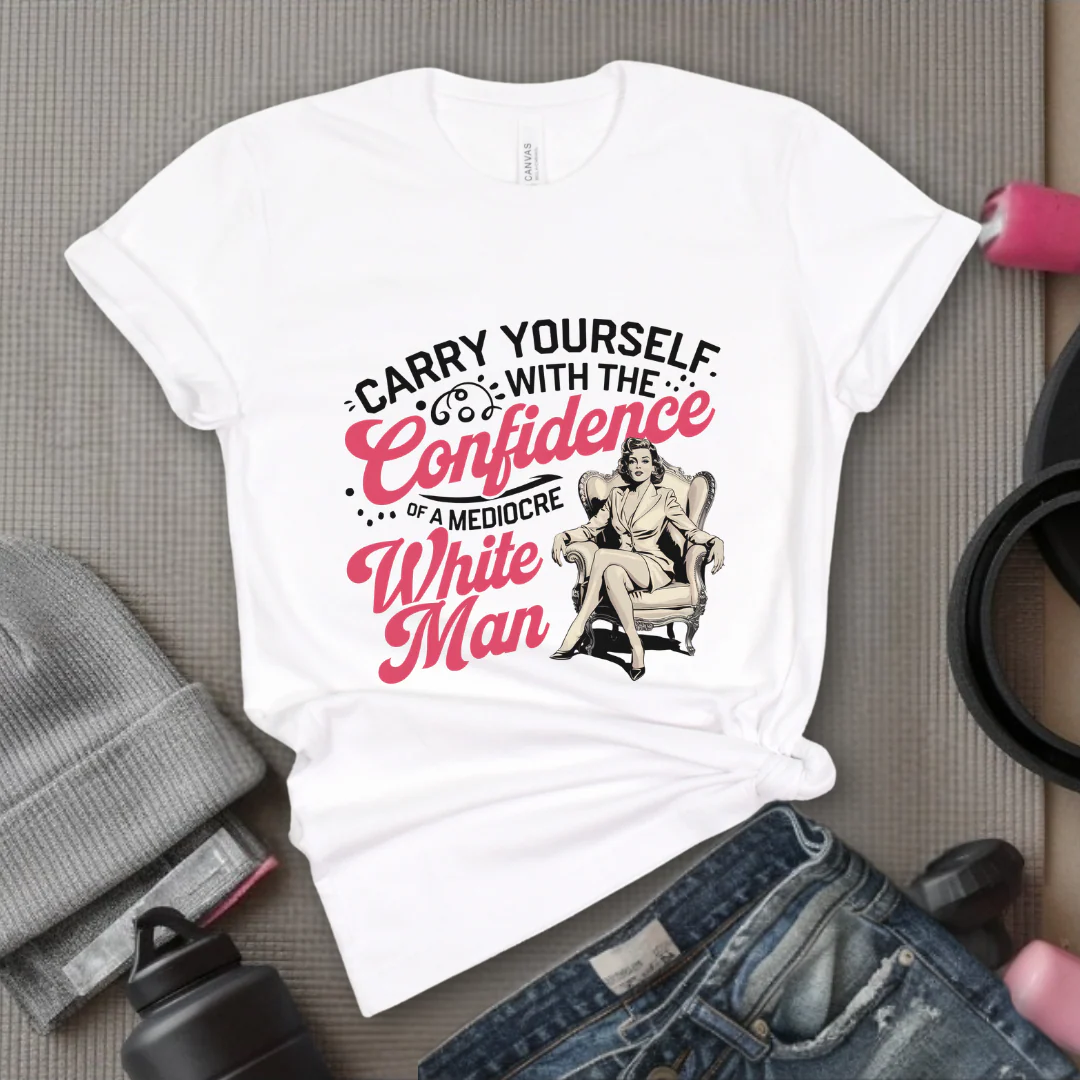 Carry Yourself With The Confidence - Women Empowerment T-Shirts - Unisex Jersey Short Sleeve Shirt - Gift for Feminists - Bella Canvas 3001 - Image 2