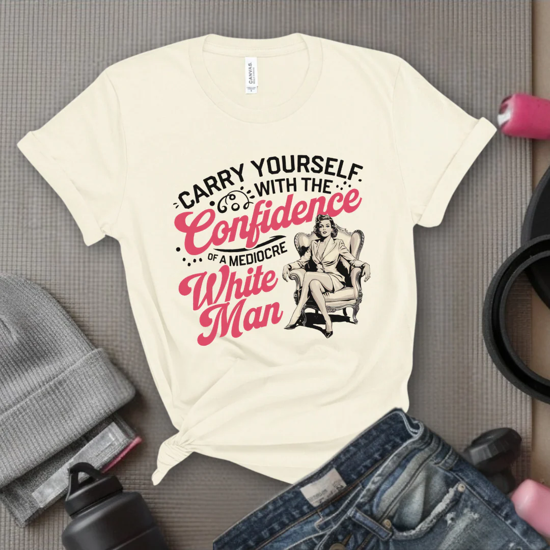 Carry Yourself With The Confidence - Women Empowerment T-Shirts - Unisex Jersey Short Sleeve Shirt - Gift for Feminists - Bella Canvas 3001 - Image 3