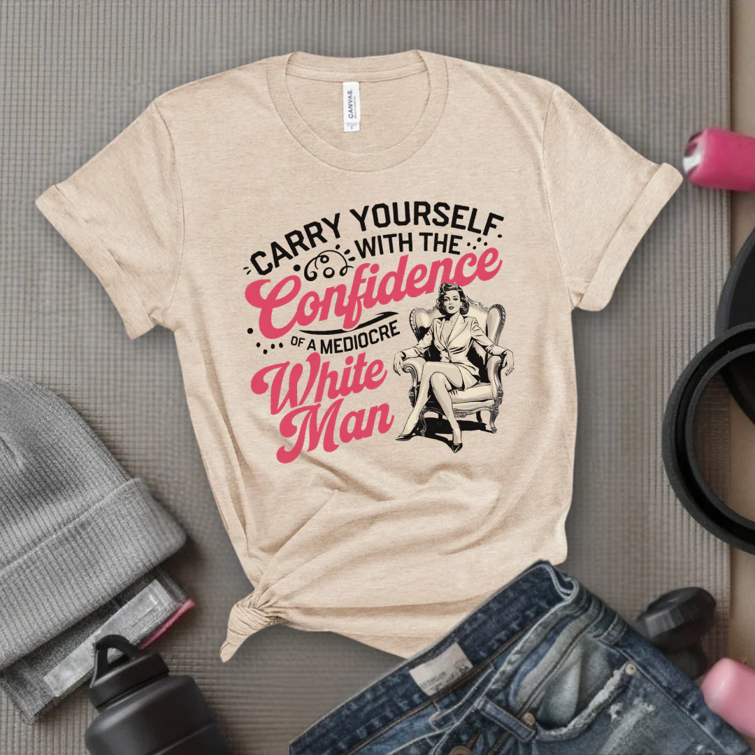 Carry Yourself With The Confidence - Women Empowerment T-Shirts - Unisex Jersey Short Sleeve Shirt - Gift for Feminists - Bella Canvas 3001 - Image 4