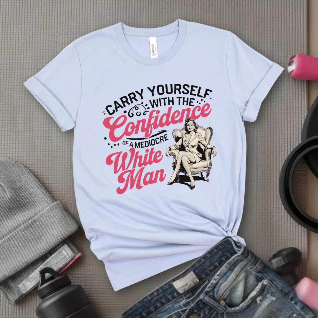 Carry Yourself With The Confidence - Women Empowerment T-Shirts - Unisex Jersey Short Sleeve Shirt - Gift for Feminists - Bella Canvas 3001 - Image 9