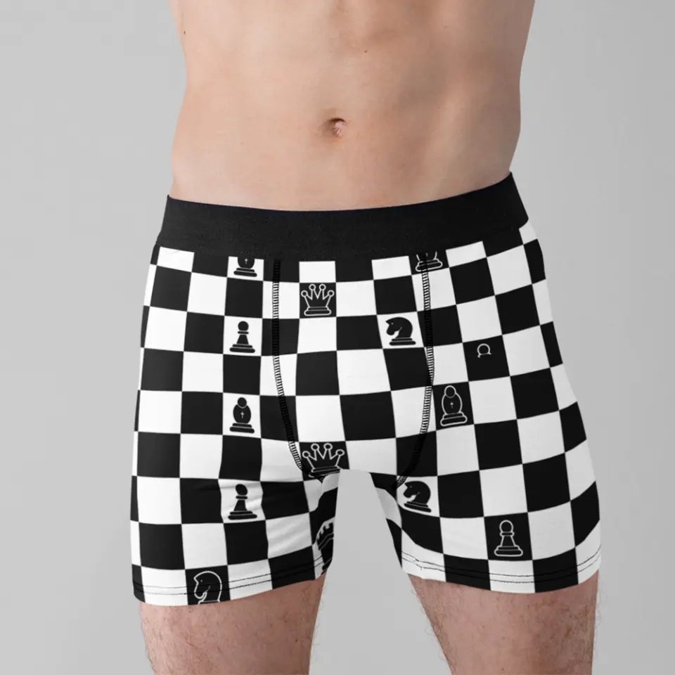 Chess Board, Chess All Over Print Men's Boxer Briefs, Gift For Chess Lovers | 311IHPNPMB1274 - Image 6