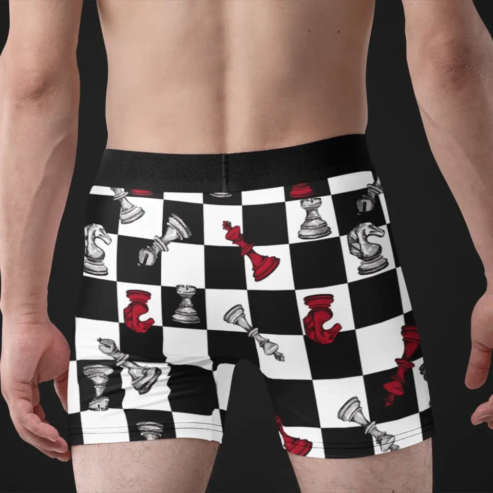 Chess Board, Chess All Over Print Men's Boxer Briefs, Gift For Chess Lovers | 311IHPNPMB1274 - Image 8